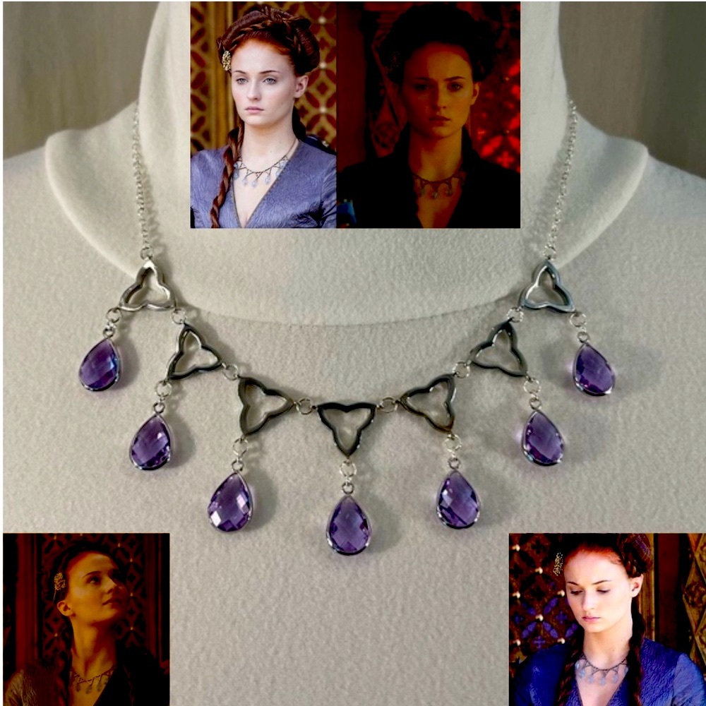 Sansa Stark Poison Necklace Handmade Game of Thrones Replica Cosplay Costume